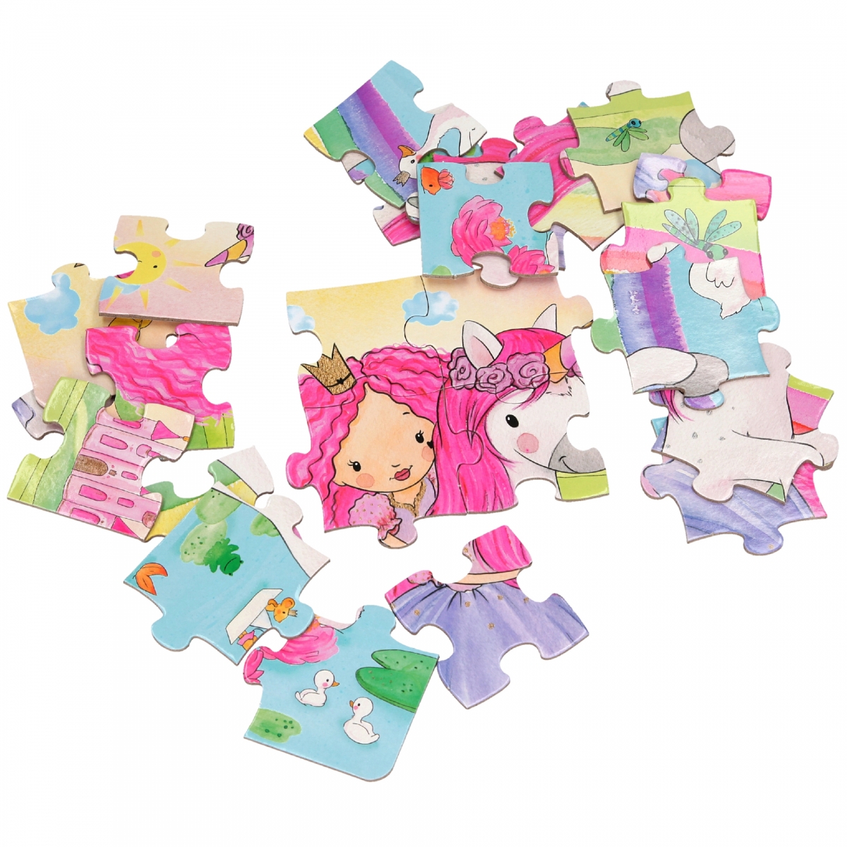 Puzzle Princess Mimi puzzle filles 19 cm carton rose 25 pièces