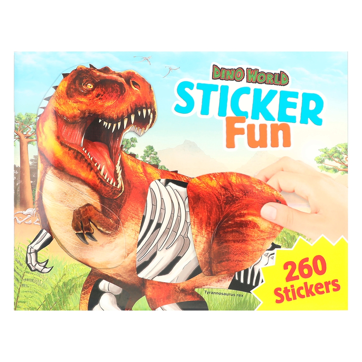 Dino Dinosaurier Fossil Lustig Spaß Sticker