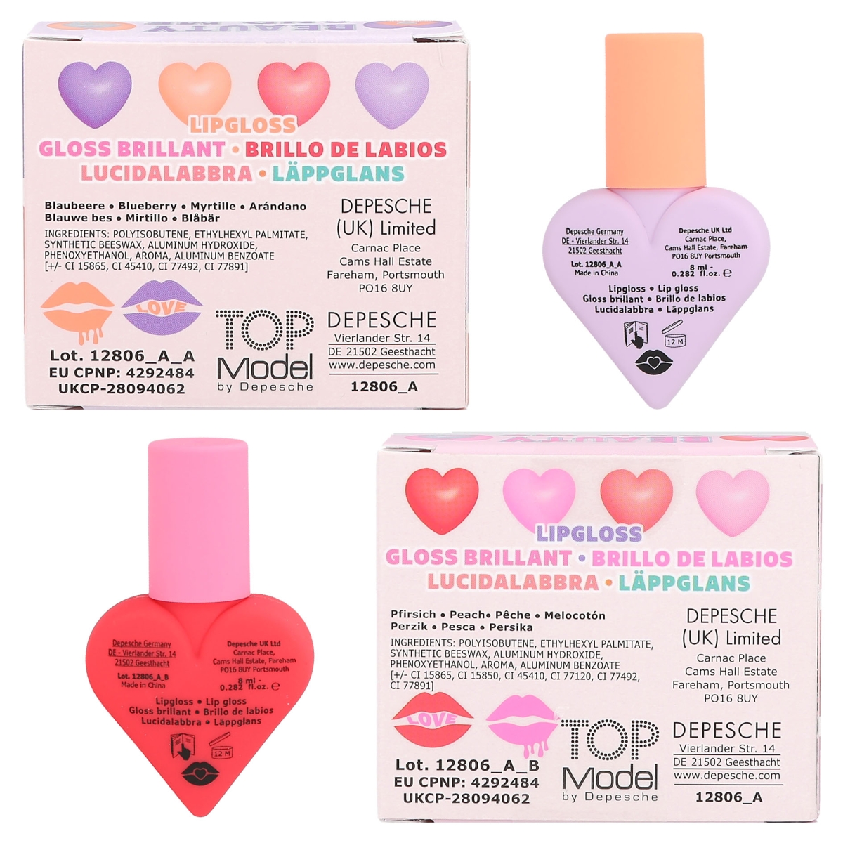 Depesche - TOPModel Lipgloss Sweet Heart BEAUTY and ME 
