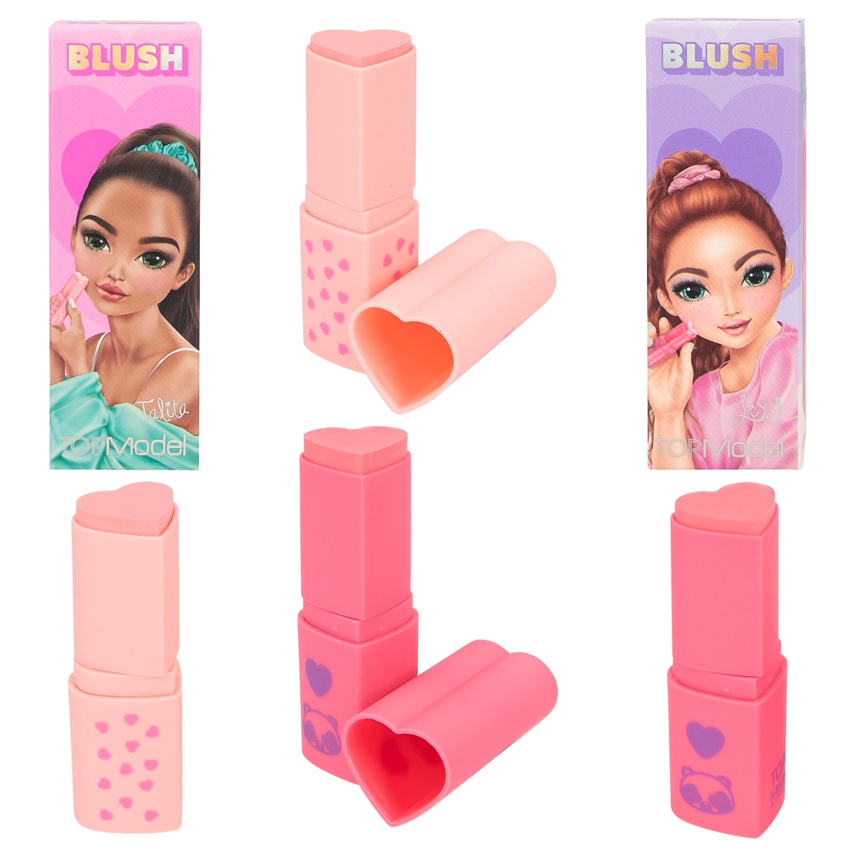 Set Maquillage TOPModel Beauty And Me – Fard à Joues Et Pinceau Avec Paillettes, Pour Petites Filles