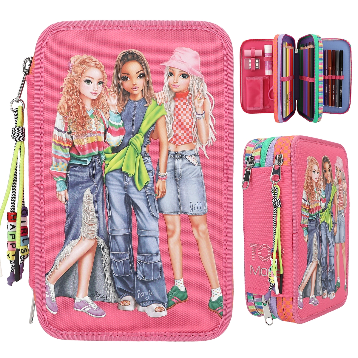 Depesche - TOPModel Triple Pencil Case JOY