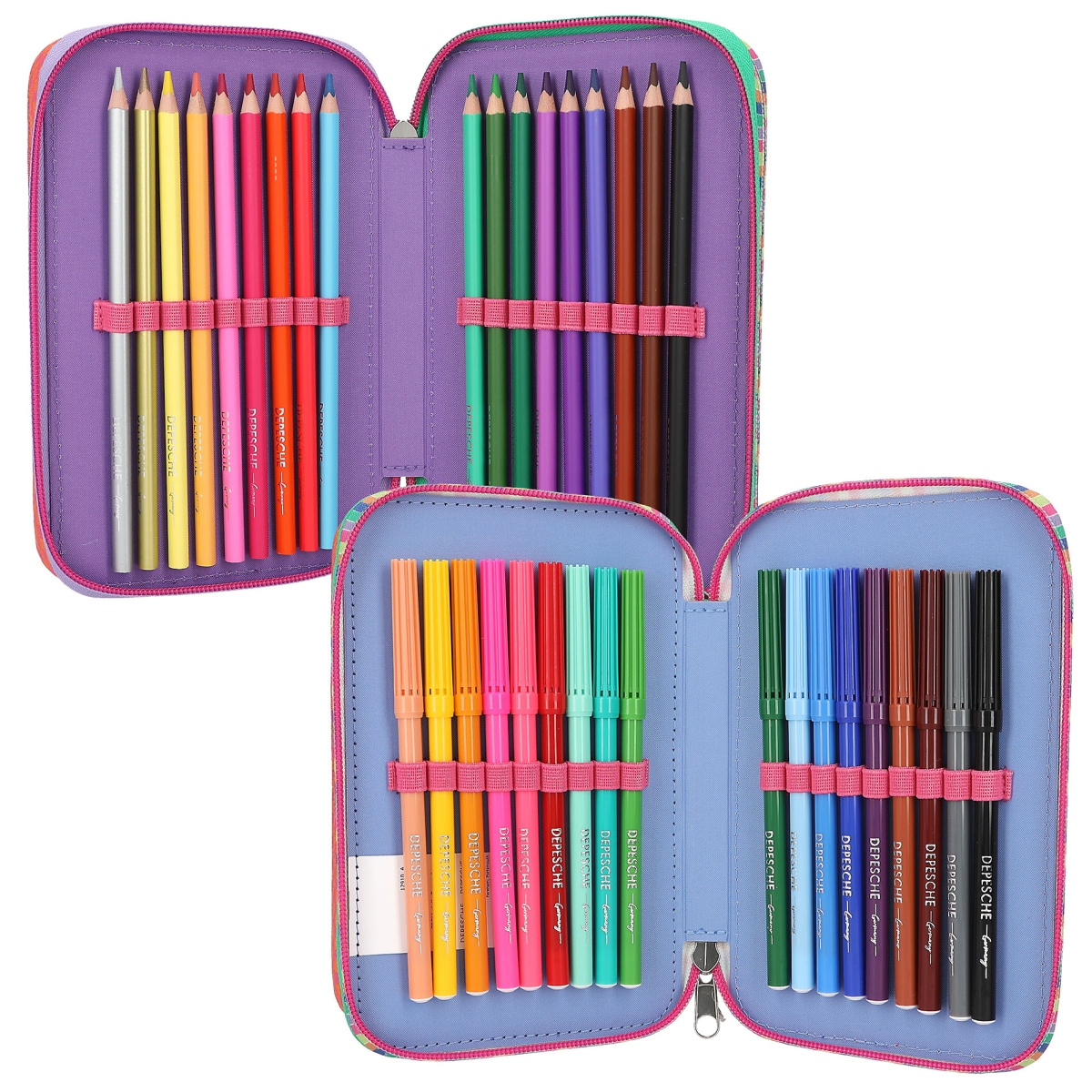 Depesche - TOPModel Triple Pencil Case JOY