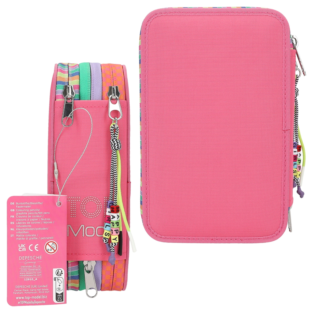 Depesche - TOPModel Triple Pencil Case JOY