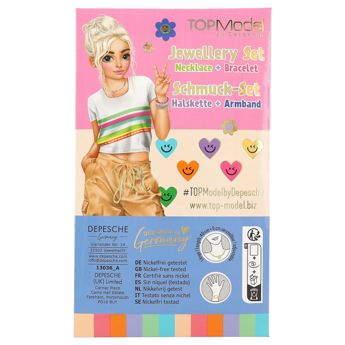 Depesche - TOPModel Necklace And Bracelet Set