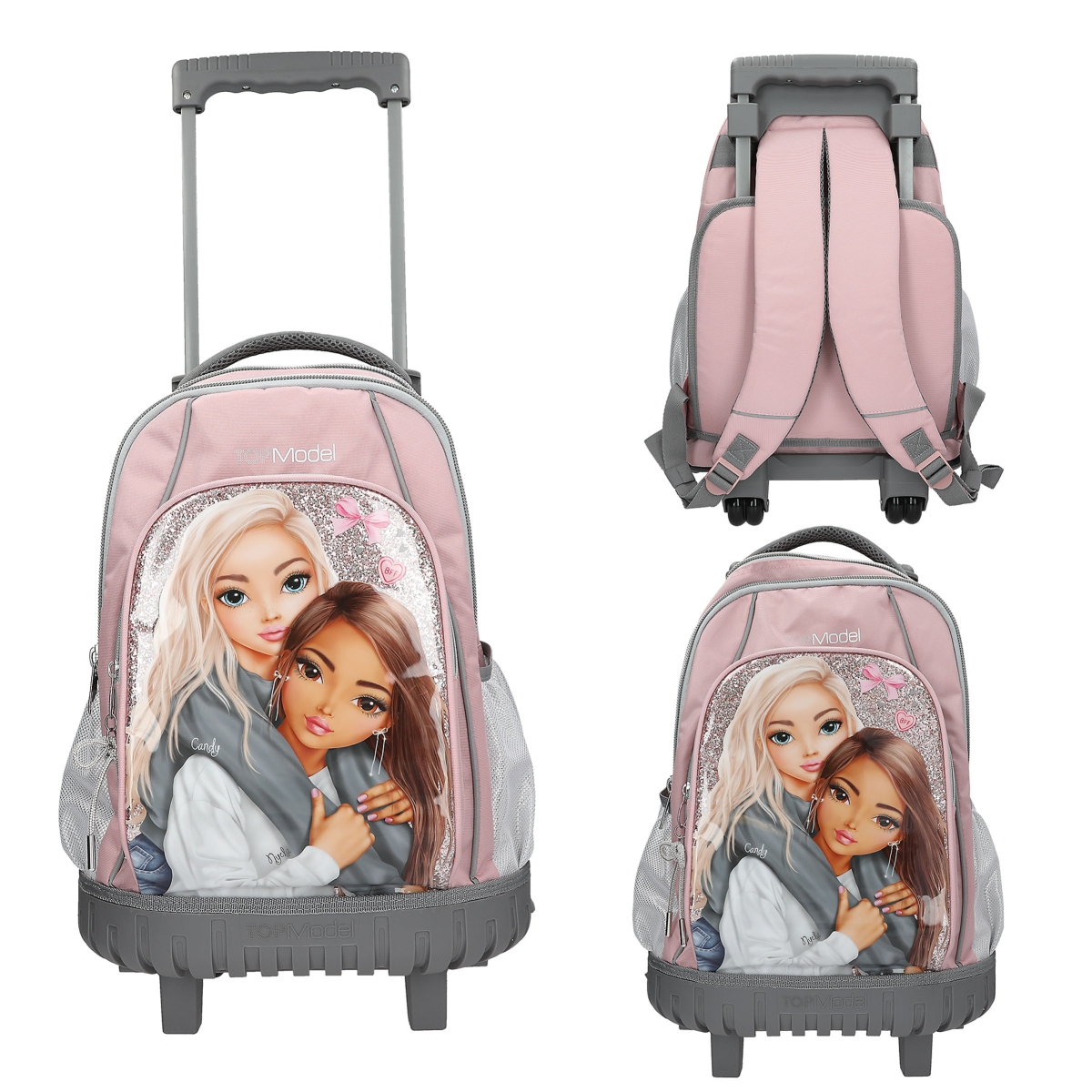 Sac à Dos Grafoplás Avec Cordes - 36x47cm, Poche Extérieure Zippée - Modèle Xoxo, Polyester - Pour Sport, école, Randonnée