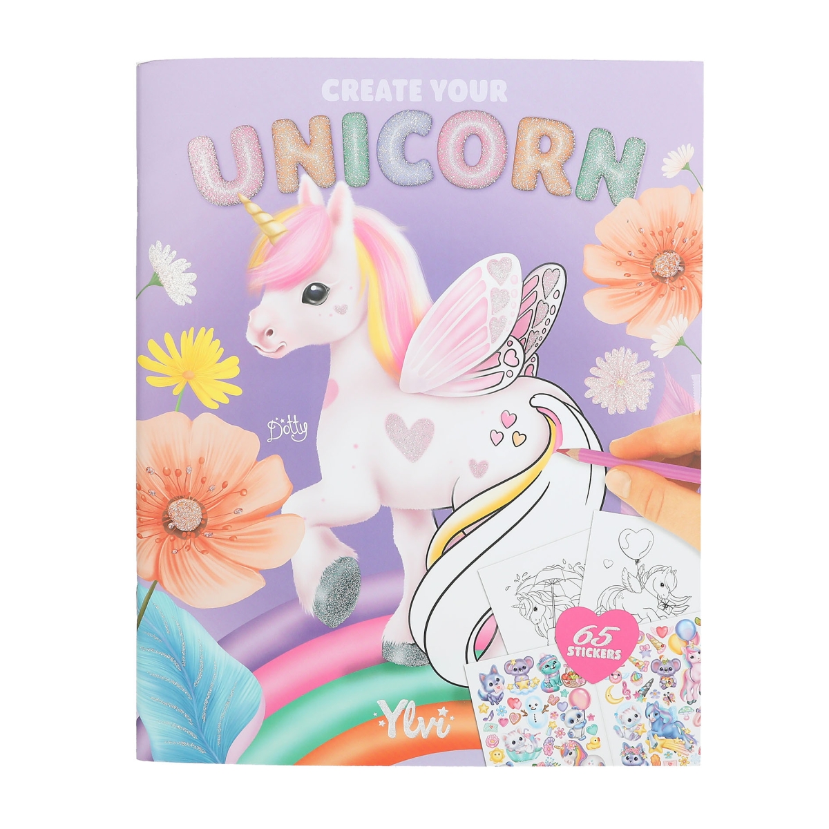 Depesche - Ylvi Create Your Unicorn Colouring Book