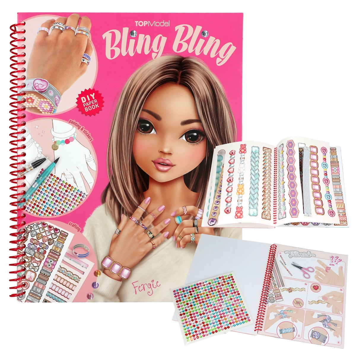 TOPModel Create Your BLING BLING Colouring Book, Jewellery