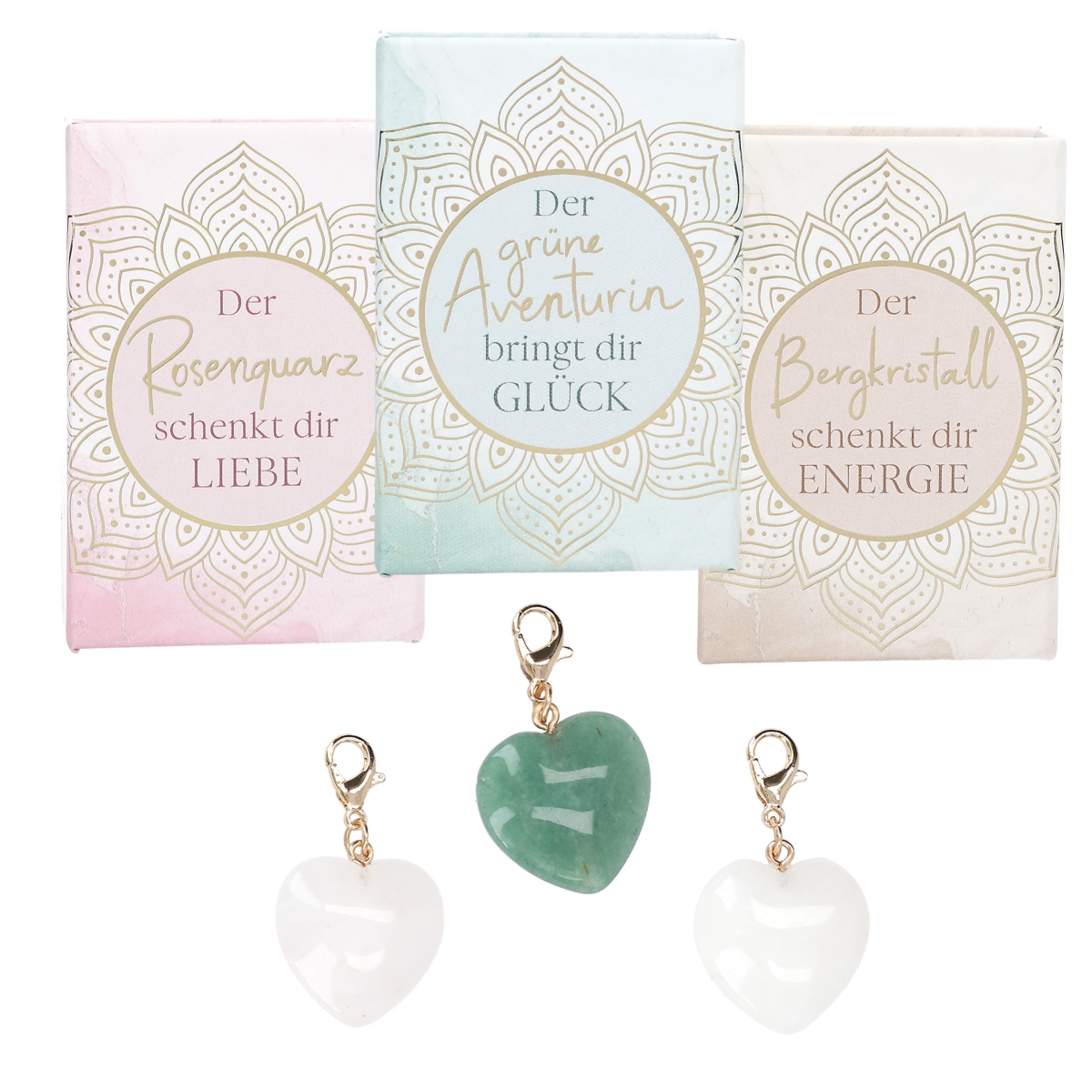 Heart Moments Edelstein Herzanhänger im Display