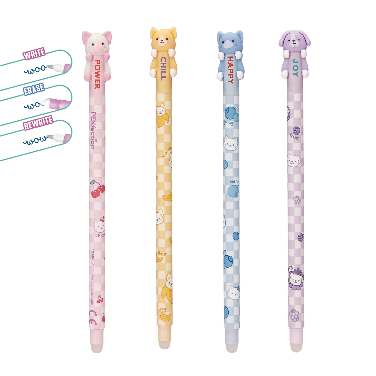 PENfection Stylo gel effaçable Huggy Colours