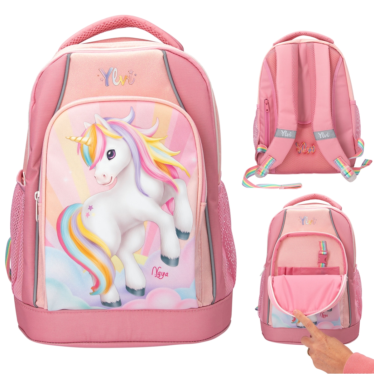 Ylvi Schoolbackpack SUGAR POP