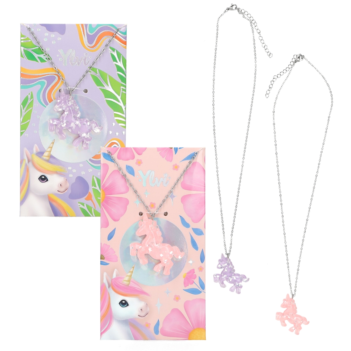 Ylvi Kette Einhorn Glitzer