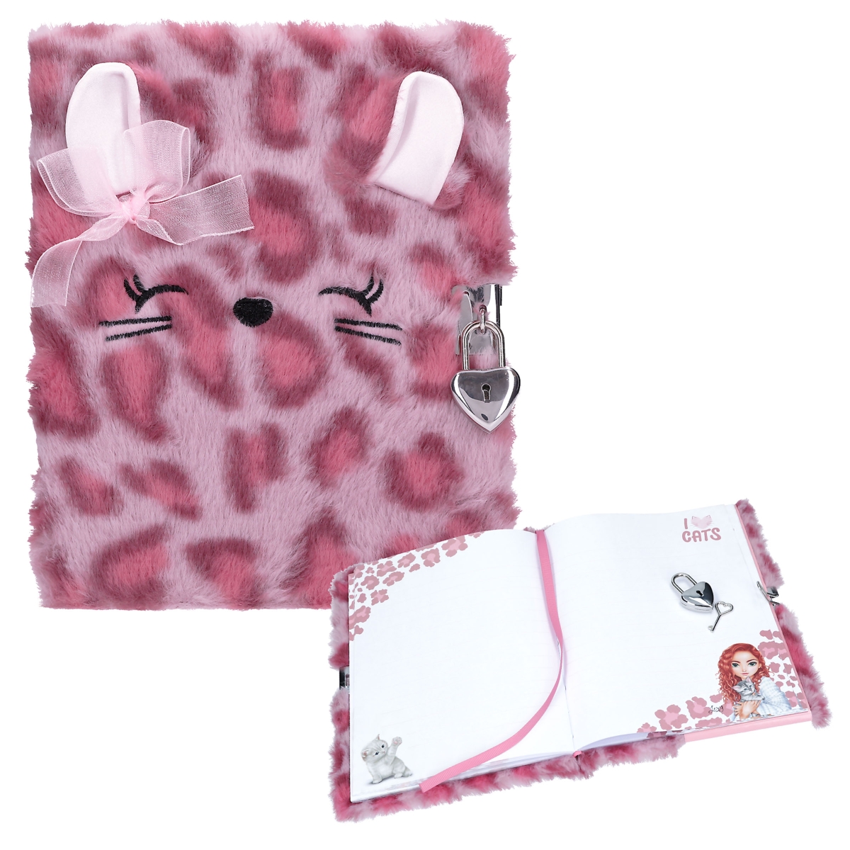 TOPModel Journal intime COSY CAT, rose