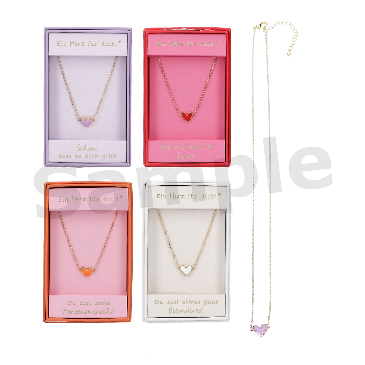 Halskette Ein Herz für dich 