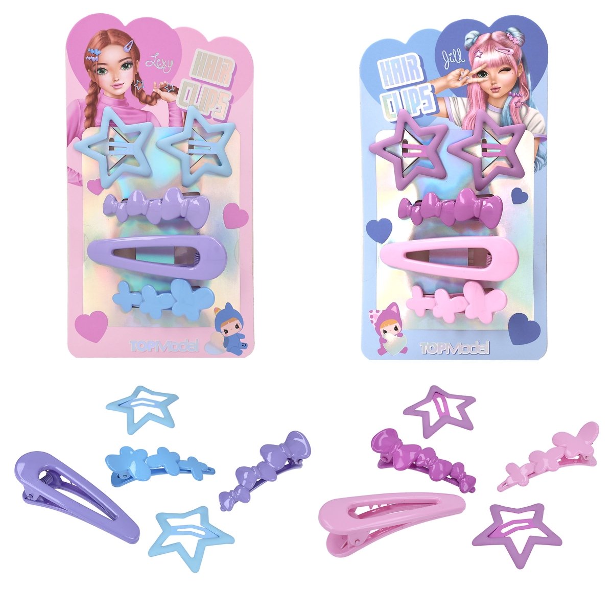 TOPModel Hair Clips Stars KPOP