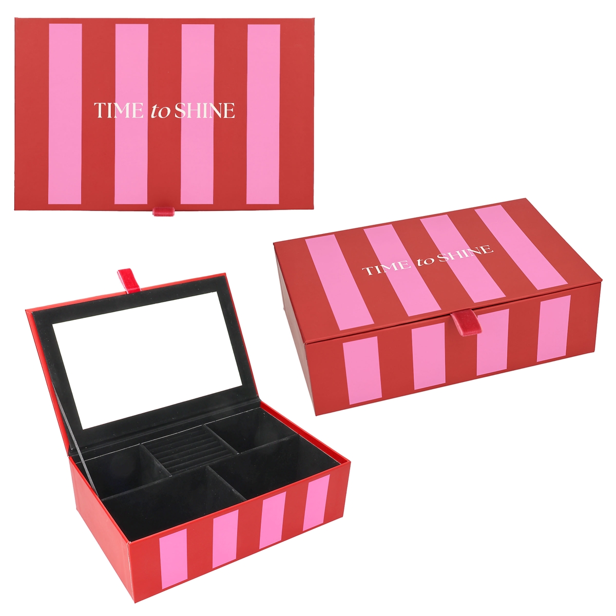 LOVIES Schmuckbox Motiv 1 mit  Streifen