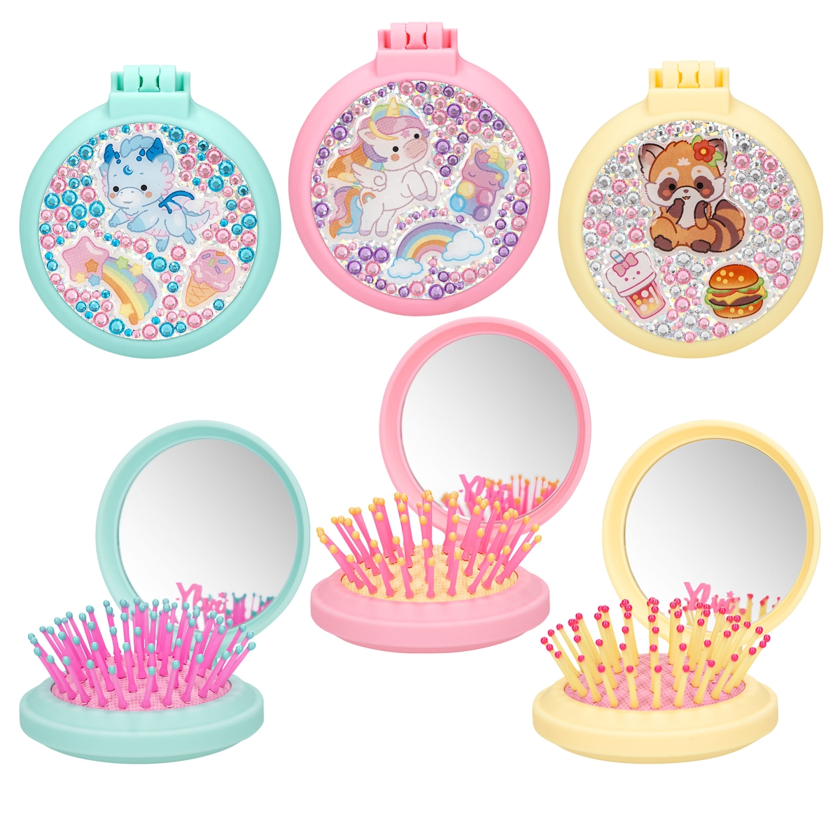 Brosse à cheveux pliante Ylvi