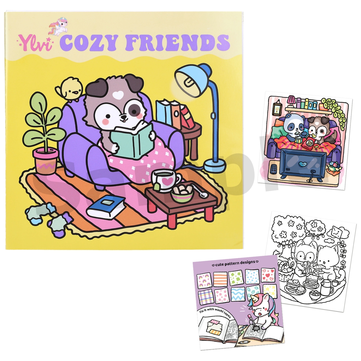 Ylvi COZY Friends Livre de coloriage