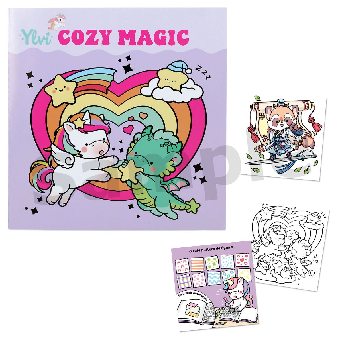 Ylvi COZY Magic Livre de coloriage
