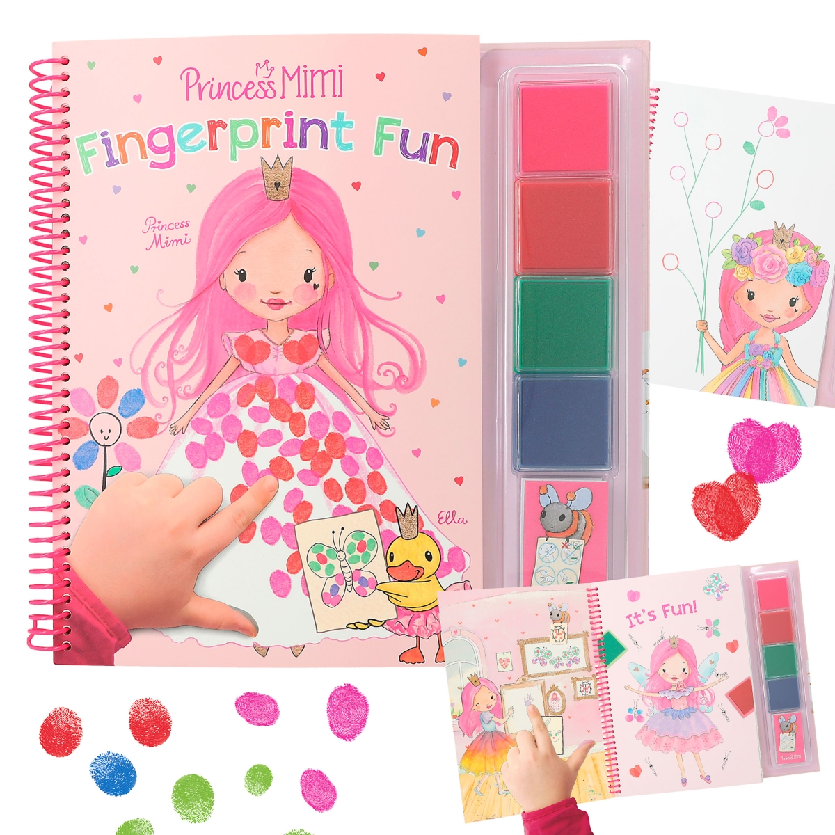PRINCESS THUMBPRINT Art, Princess DIY, Princess Worksheets, Princess Party  Craft, Princess Digital Download Fingerprint Art Kit 