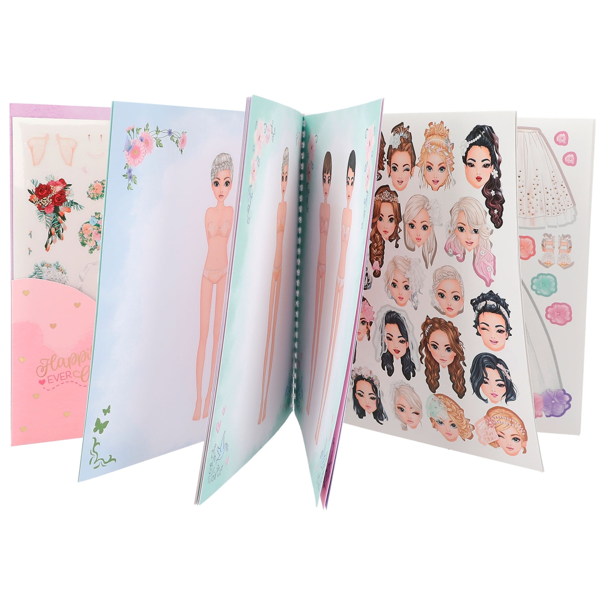 TOPModel Dress Me Up Face and Beauty Sticker Book
