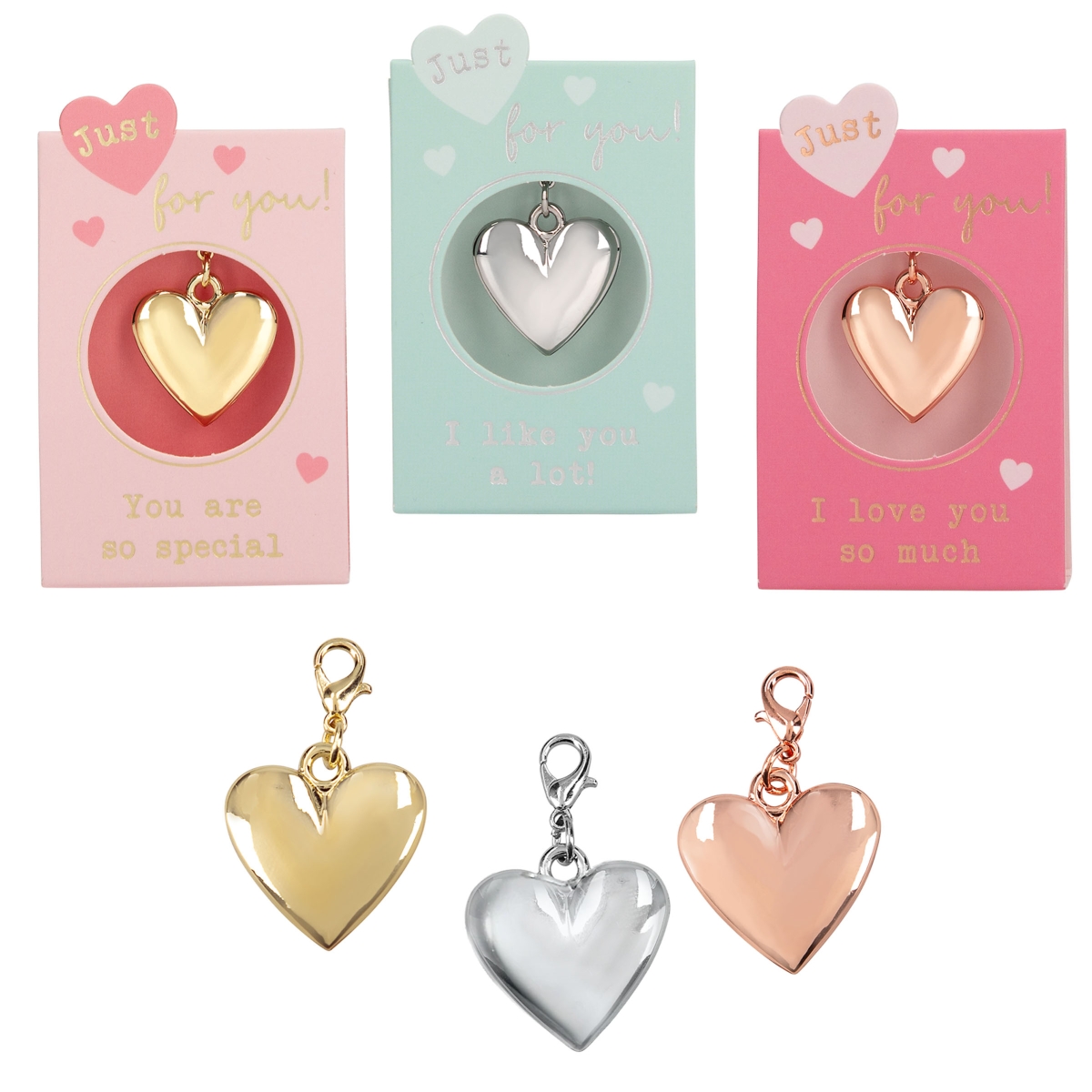 Heart Charms Just For You