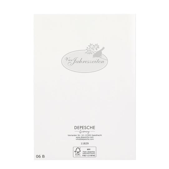 Klappkarten zur Kommunion - Vier Jahreszeiten