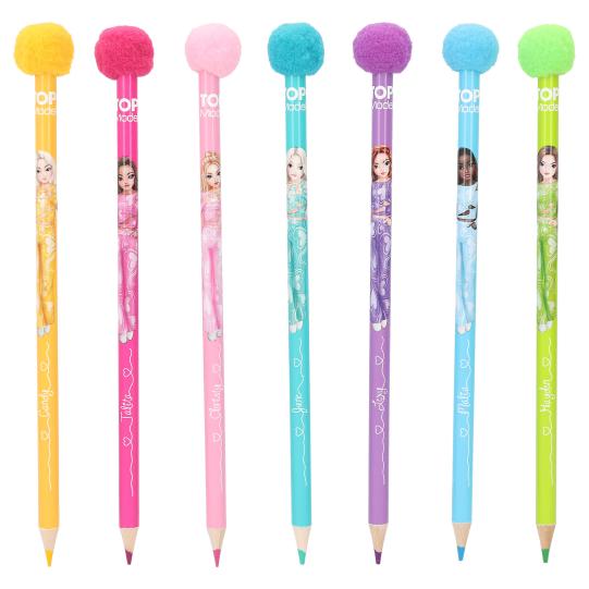 TOPModel PomPom Colouring Pencil Set