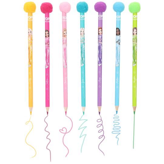 TOPModel PomPom Colouring Pencil Set