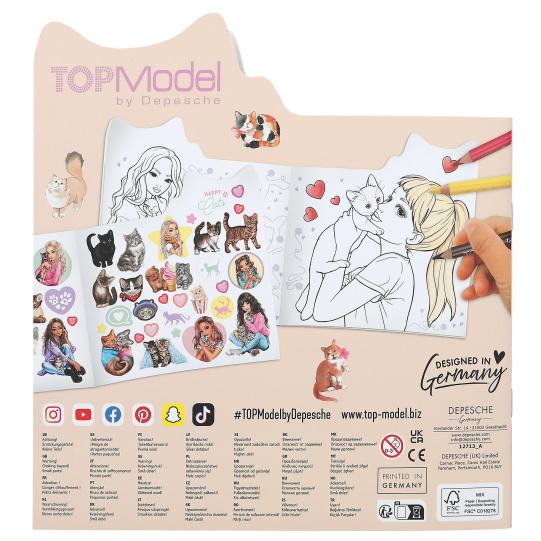 Livre De Coloriage TOPModel My BFF Avec LED Et Sons – Plus De 40 Pages, Autocollants, Pochoirs, Cadeau Fille