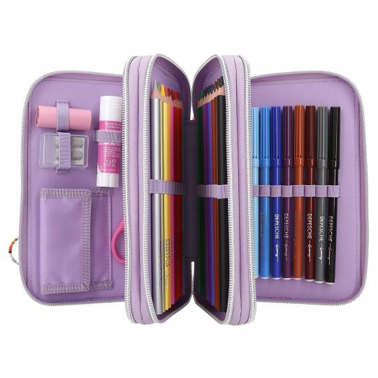 TOPModel Triple Pencil Case With Applied Smartphone JOY