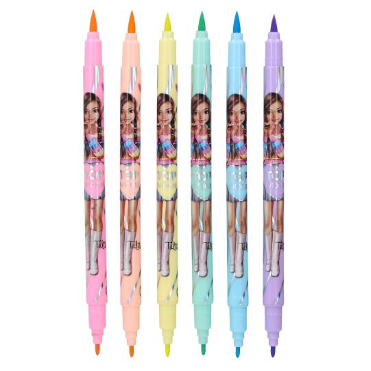 TOPModel Set de feutres de coloriage Pastell