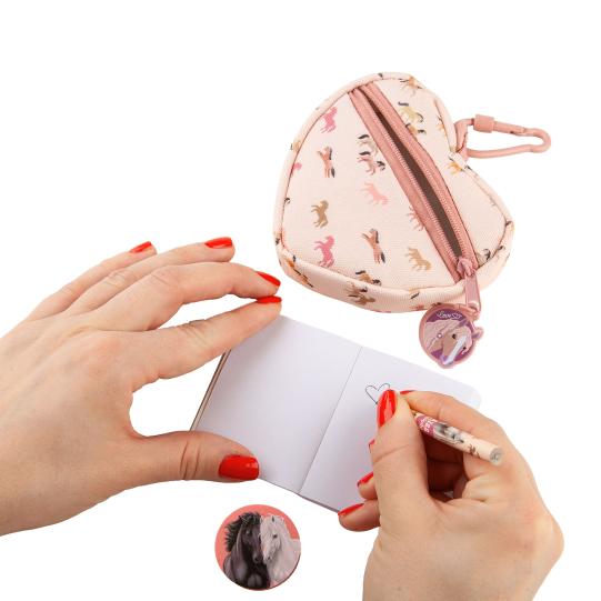 Miss Melody Herztasche mit Schreibset 