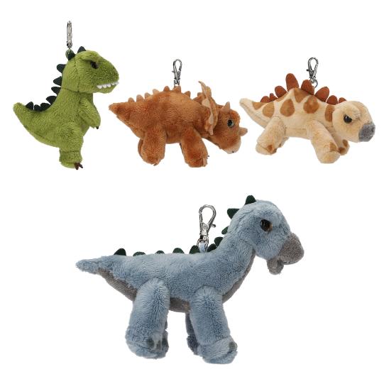 Dino World Porte-clé en peluche