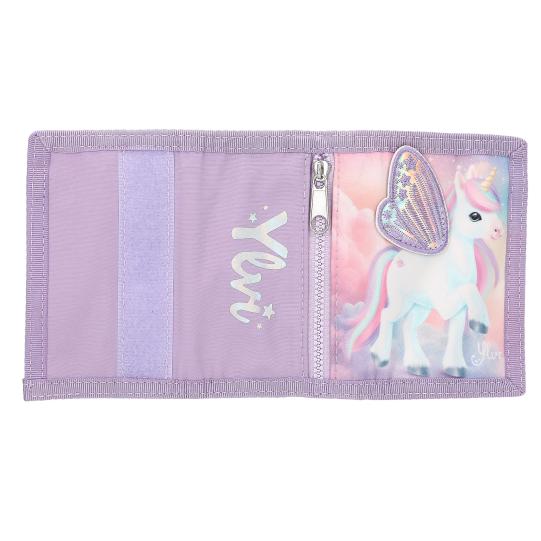 Depesche Ylvi Borsa Piccola Unicorno Viola Con Glitter - Tracolla Regolabile 18x10x4 Cm