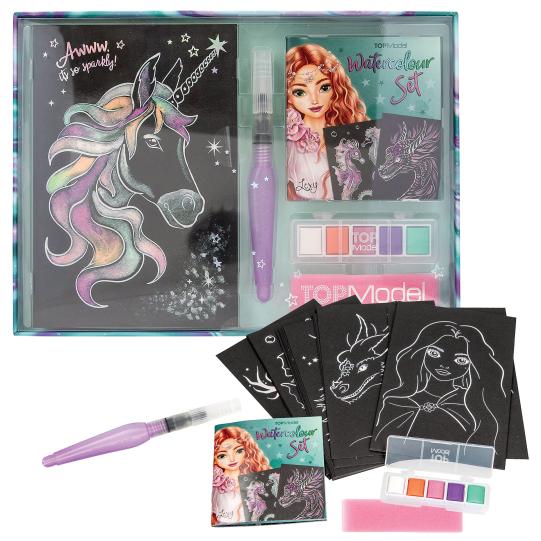 TOPModel set de acuarelas metálicas 