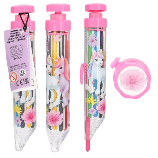 Ylvi Crayon de couleur rotatif 8 couleurs