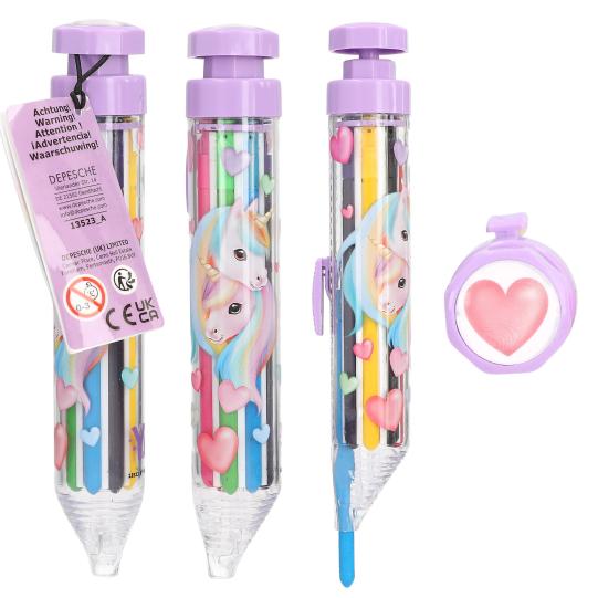 Ylvi Crayon de couleur rotatif 8 couleurs