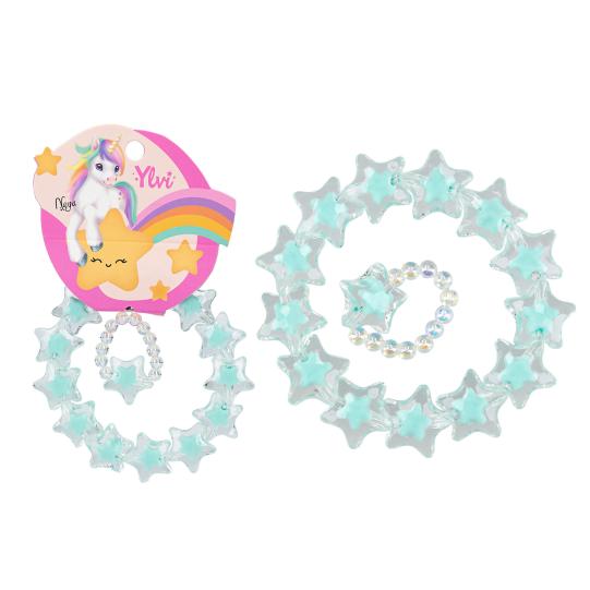 Ylvi Sternchenarmband und Ring im Set