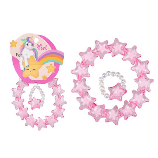 Ylvi Sternchenarmband und Ring im Set