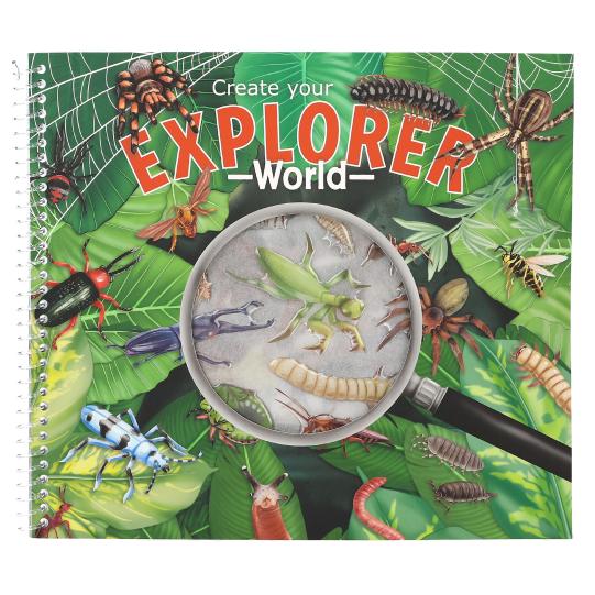 Explorer Stickerworld met reliëfstickers