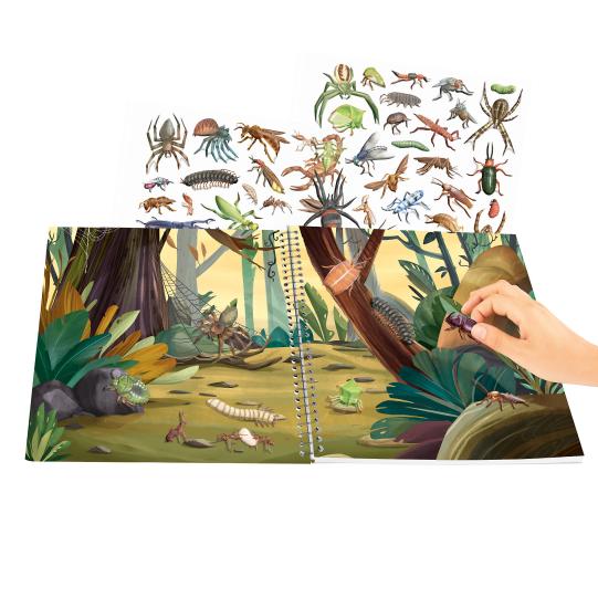 Explorer Stickerworld met reliëfstickers