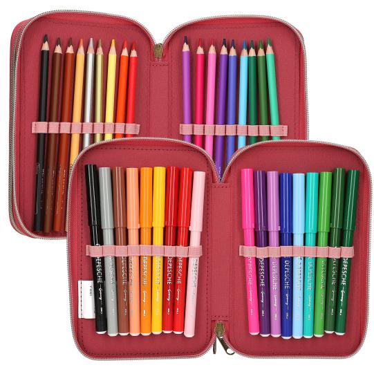 TOPModel 3-vaks etui LEOHEART