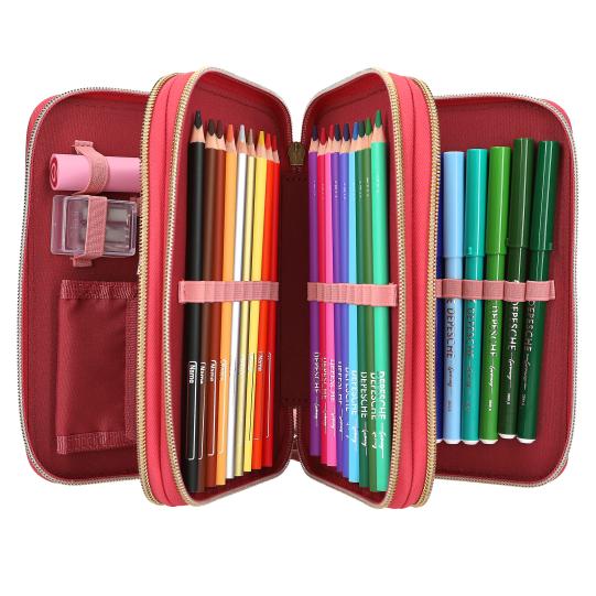 TOPModel 3-vaks etui LEOHEART