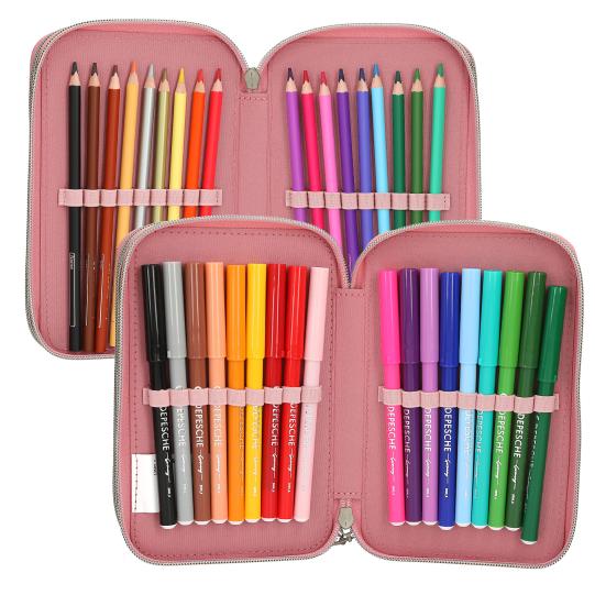 Miss Melody trousse à crayons 3 compartiments TRUE FRIENDS