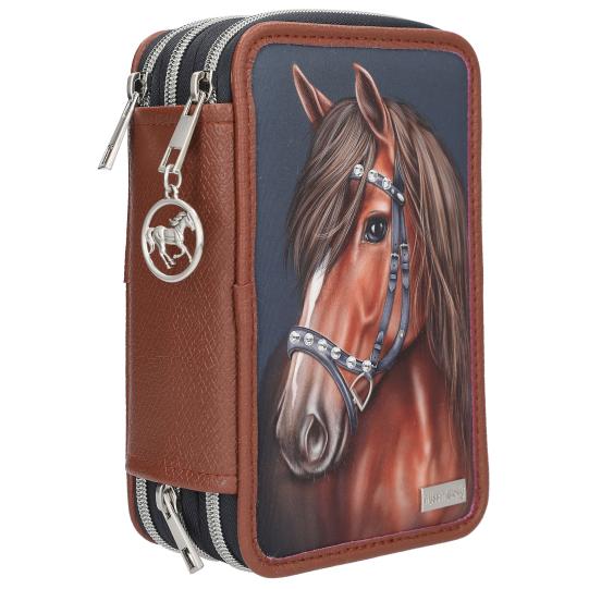 Miss Melody astuccio a 3 scomparti LUXURY HORSE
