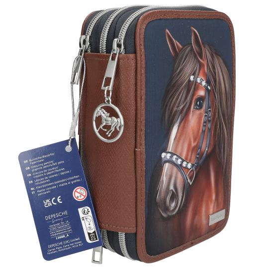 Miss Melody astuccio a 3 scomparti LUXURY HORSE