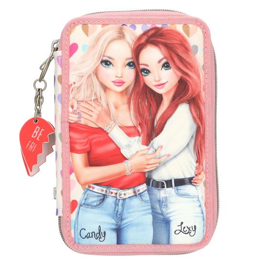 TOPModel Double Pencil Case HEART TO HEART