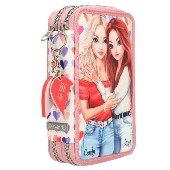 TOPModel Double Pencil Case HEART TO HEART