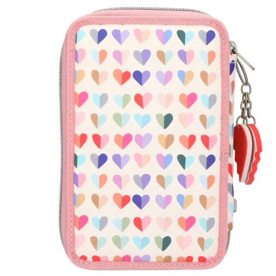 TOPModel Double Pencil Case HEART TO HEART