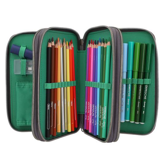 Dino World Trousse à crayons 3 compart PANTHER